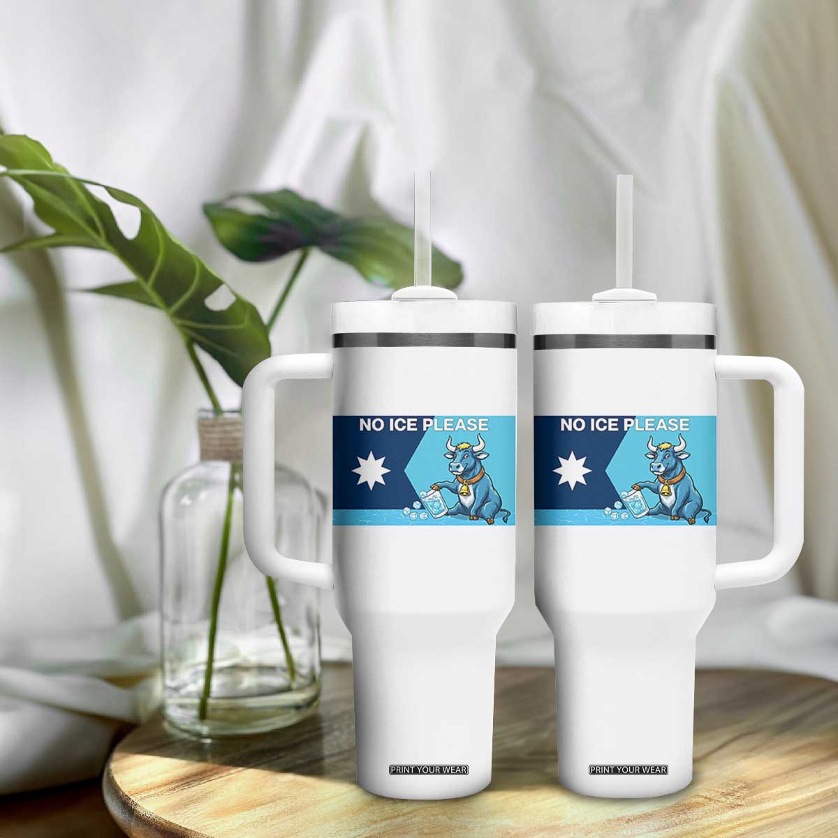 Funny Political Folklore Babe The Blue Ox Tumbler With Handle No Ice Please TS12 Print Your Wear