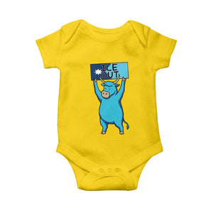 Funny Minnesota Folklore Babe The Blue Ox Baby Onesie Ice Out TS12 Daisy Print Your Wear
