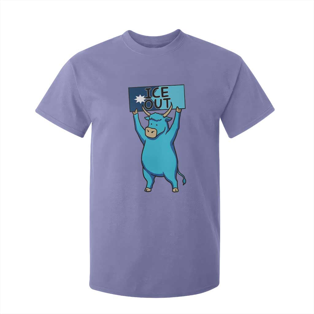 Funny Minnesota Folklore Babe The Blue Ox T Shirt For Kid Ice Out TS12 Violet Print Your Wear