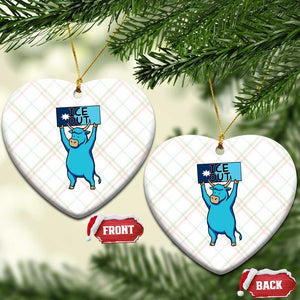 Funny Minnesota Folklore Babe The Blue Ox Ceramic Ornament Ice Out TS12 Print Your Wear