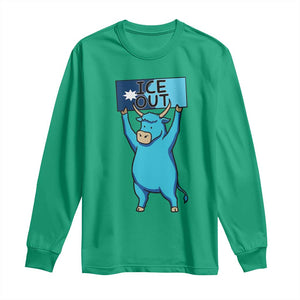 Funny Minnesota Folklore Babe The Blue Ox Long Sleeve Shirt Ice Out TS12 Irish Green Print Your Wear