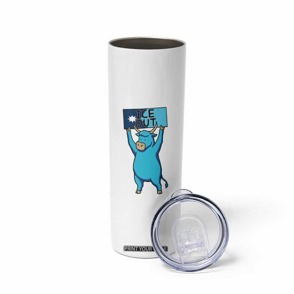 Funny Minnesota Folklore Babe The Blue Ox Skinny Tumbler Ice Out TS12 Print Your Wear