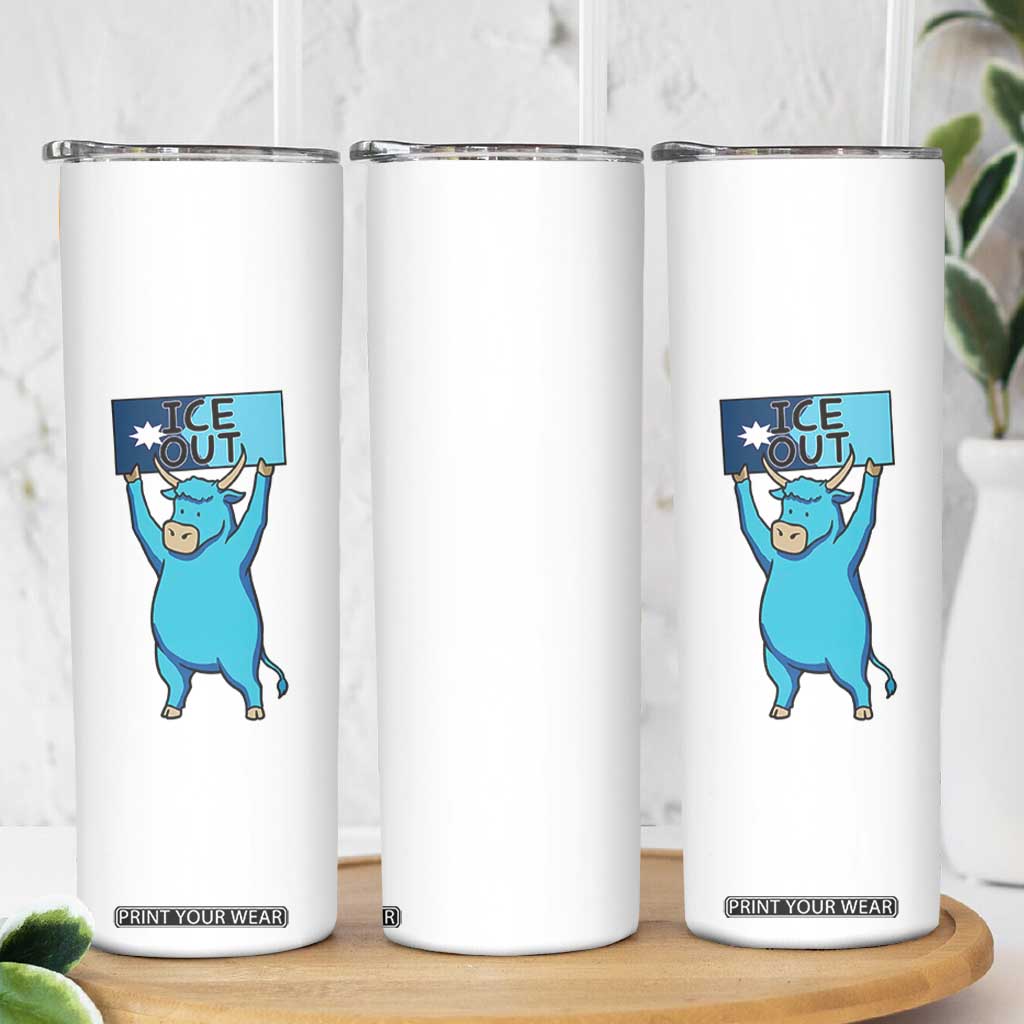 Funny Minnesota Folklore Babe The Blue Ox Skinny Tumbler Ice Out TS12 Print Your Wear
