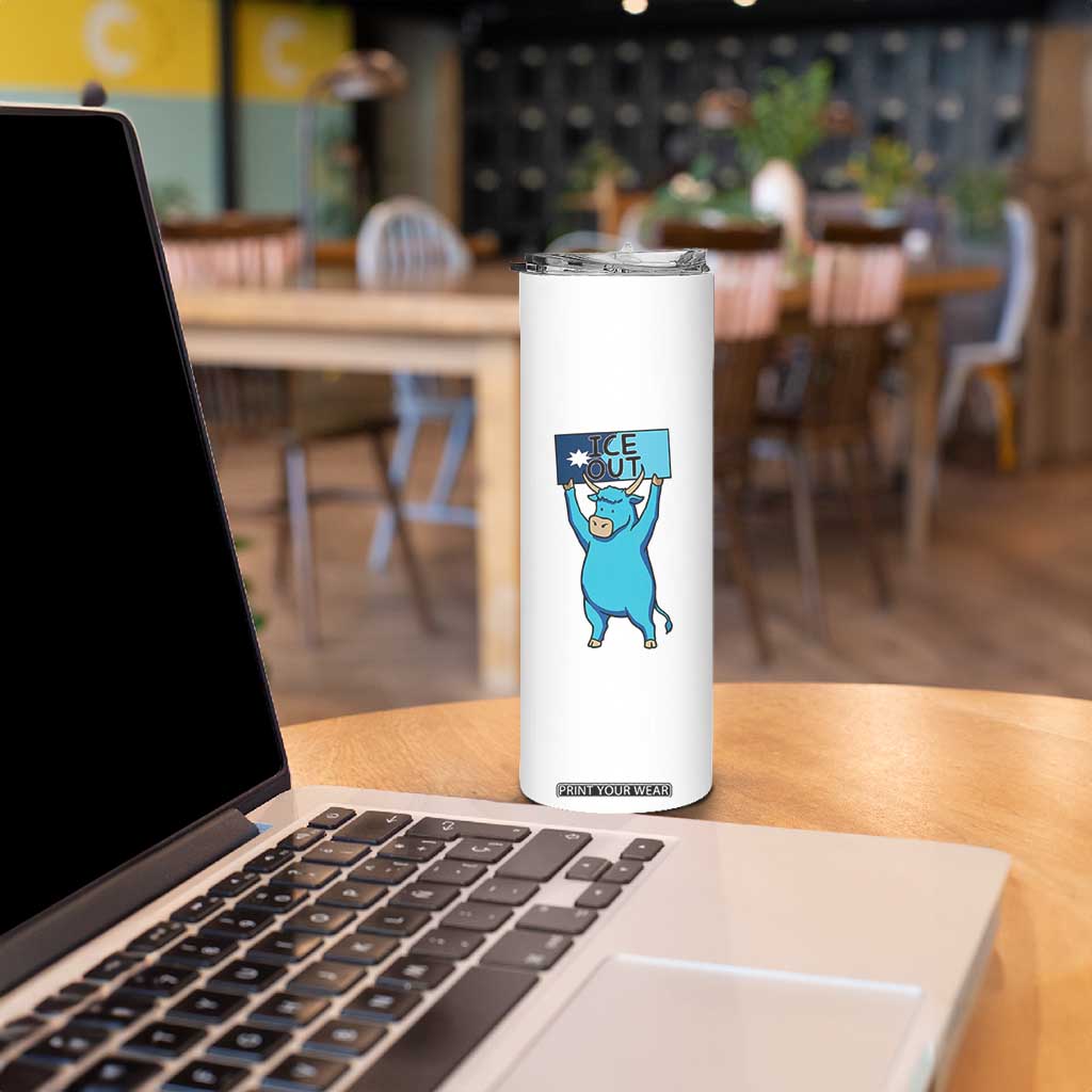 Funny Minnesota Folklore Babe The Blue Ox Skinny Tumbler Ice Out TS12 Print Your Wear