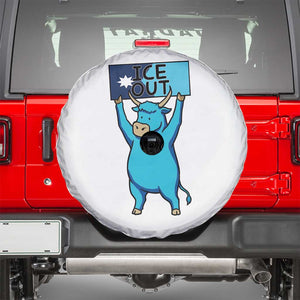 Funny Minnesota Folklore Babe The Blue Ox Spare Tire Cover Ice Out TS12 White Print Your Wear