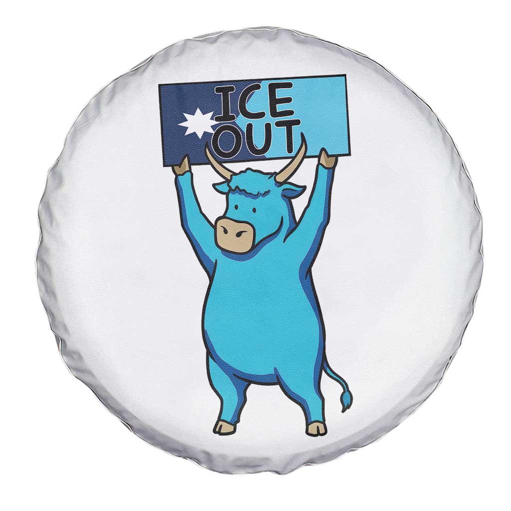 Funny Minnesota Folklore Babe The Blue Ox Spare Tire Cover Ice Out TS12 Print Your Wear