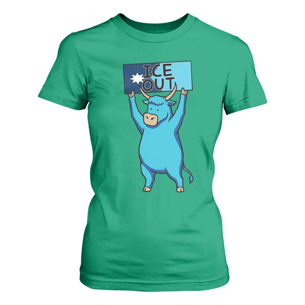 Funny Minnesota Folklore Babe The Blue Ox T Shirt For Women Ice Out TS12 Irish Green Print Your Wear