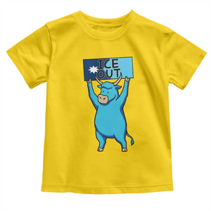 Funny Minnesota Folklore Babe The Blue Ox Toddler T Shirt Ice Out TS12 Daisy Print Your Wear