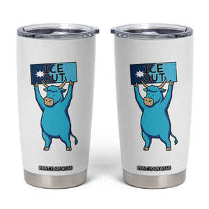 Funny Minnesota Folklore Babe The Blue Ox Tumbler Cup Ice Out TS12 White Print Your Wear