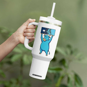 Funny Minnesota Folklore Babe The Blue Ox Tumbler With Handle Ice Out TS12 Print Your Wear
