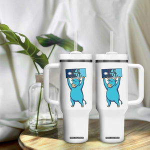 Funny Minnesota Folklore Babe The Blue Ox Tumbler With Handle Ice Out TS12 Print Your Wear