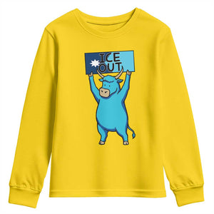 Funny Minnesota Folklore Babe The Blue Ox Youth Sweatshirt Ice Out TS12 Daisy Print Your Wear