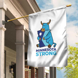 Minnesota Strong Garden Flag Blue Ox Midwest Folklore Heritage TS12 Print Your Wear
