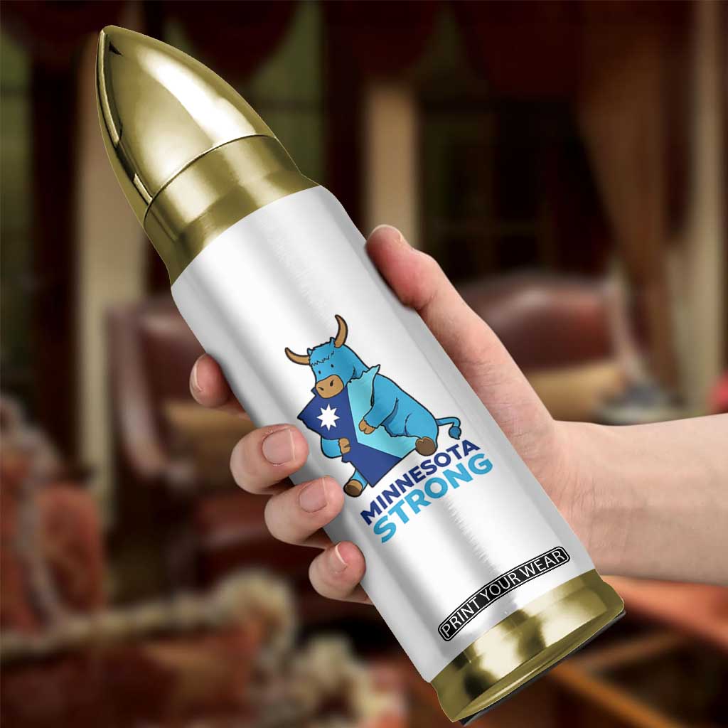 Minnesota Strong Bullet Tumbler Blue Ox Midwest Folklore Heritage TS12 Print Your Wear