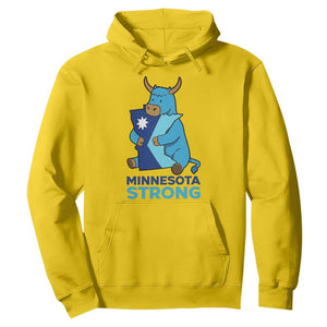 Minnesota Strong Hoodie Blue Ox Midwest Folklore Heritage TS12 Daisy Print Your Wear