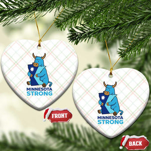 Minnesota Strong Ceramic Ornament Blue Ox Midwest Folklore Heritage TS12 Print Your Wear