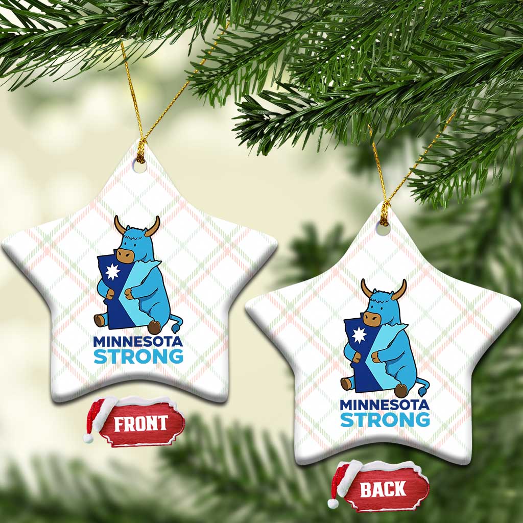 Minnesota Strong Ceramic Ornament Blue Ox Midwest Folklore Heritage TS12 Print Your Wear