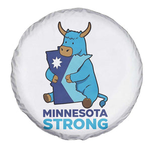 Minnesota Strong Spare Tire Cover Blue Ox Midwest Folklore Heritage TS12 Print Your Wear