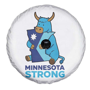 Minnesota Strong Spare Tire Cover Blue Ox Midwest Folklore Heritage TS12 Print Your Wear