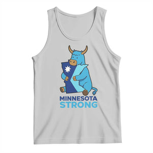 Minnesota Strong Tank Top Blue Ox Midwest Folklore Heritage TS12 Ash Print Your Wear