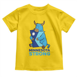 Minnesota Strong Toddler T Shirt - Blue Ox Midwest Folklore Heritage Kids Tee TS12 Daisy Print Your Wear