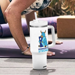 Minnesota Strong Tumbler With Handle Blue Ox Midwest Folklore Heritage TS12 Print Your Wear