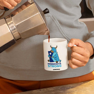 Minnesota Strong Coffee Mug Blue Ox Midwest Folklore Heritage TS12 Print Your Wear