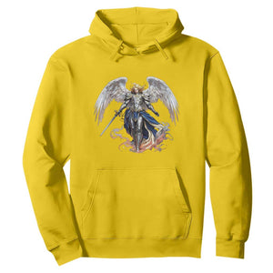 Archangel Saint Michael Warrior Hoodie Catholic Protection Gift TS12 Daisy Print Your Wear