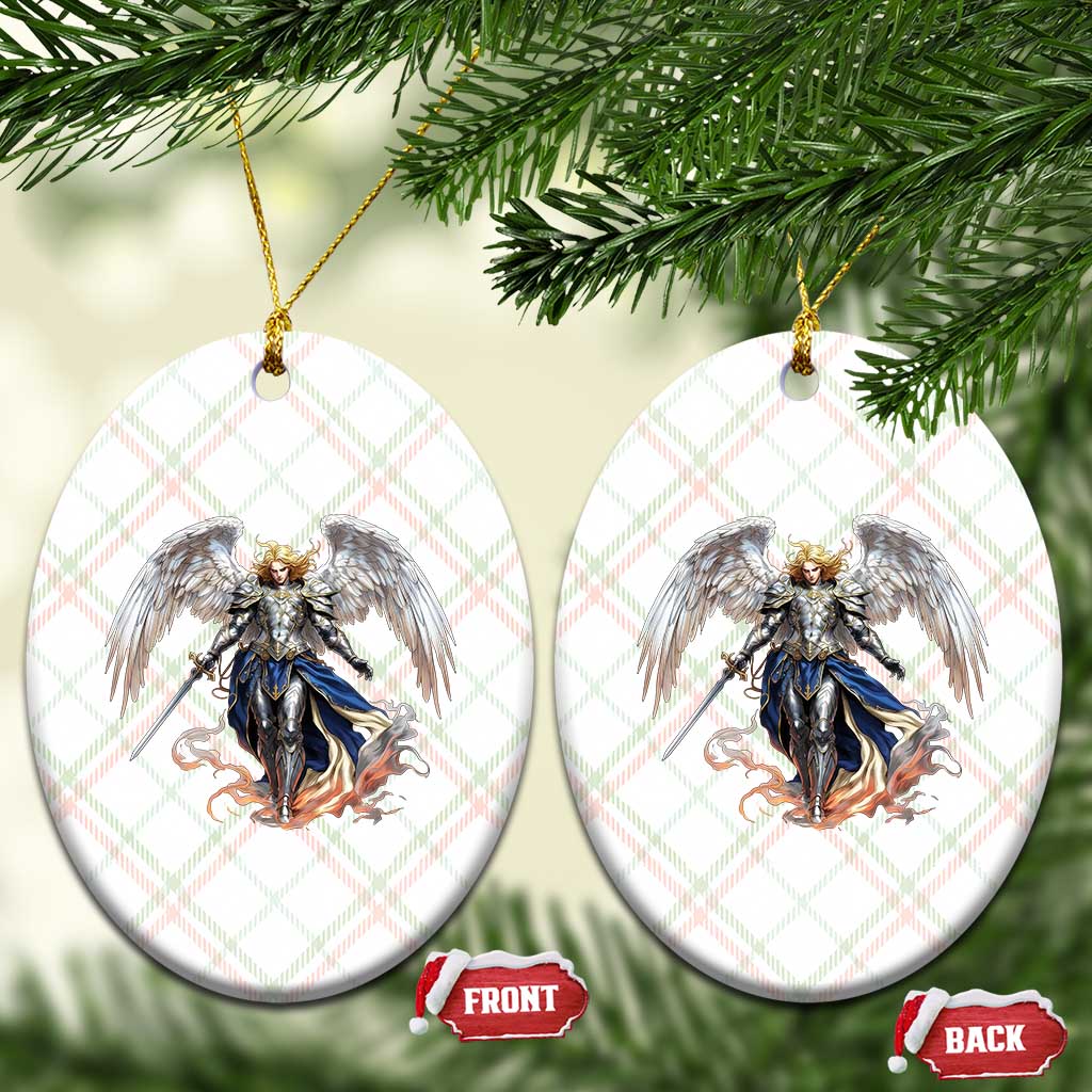 Archangel Saint Michael Warrior Ceramic Ornament Catholic Protection Gift TS12 Print Your Wear