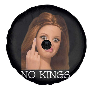 No Kings Spare Tire Cover Funny Disgusted Doll Face Meme TS12 Print Your Wear