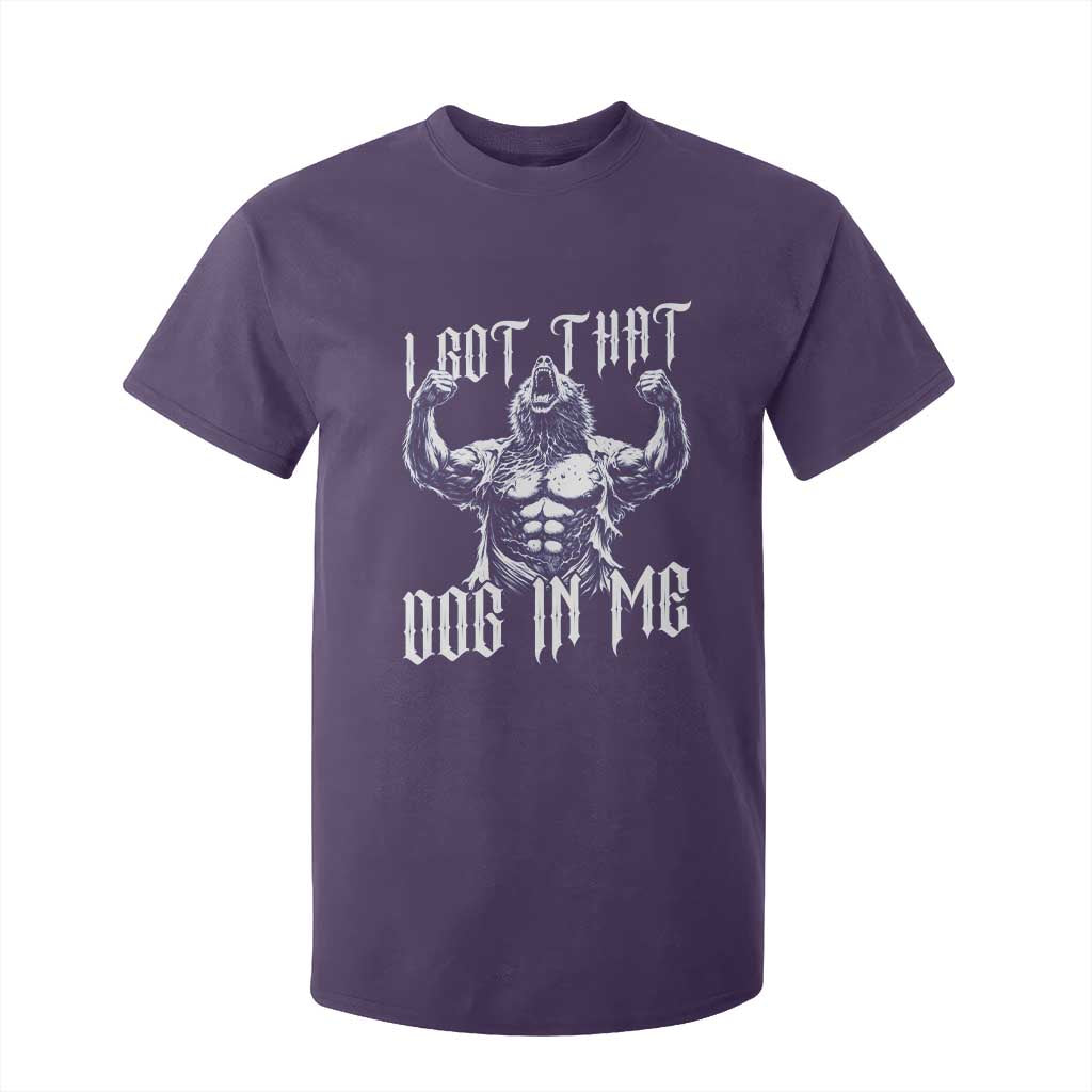 Funny Alpha Wolf Meme T Shirt For Kid I Got That Dog In Me TS12 Purple Print Your Wear