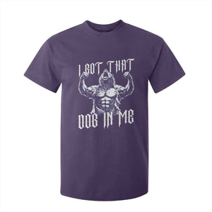 Funny Alpha Wolf Meme T Shirt For Kid I Got That Dog In Me TS12 Purple Print Your Wear