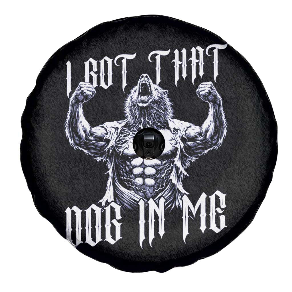 Funny Alpha Wolf Meme Spare Tire Cover I Got That Dog In Me TS12 Print Your Wear