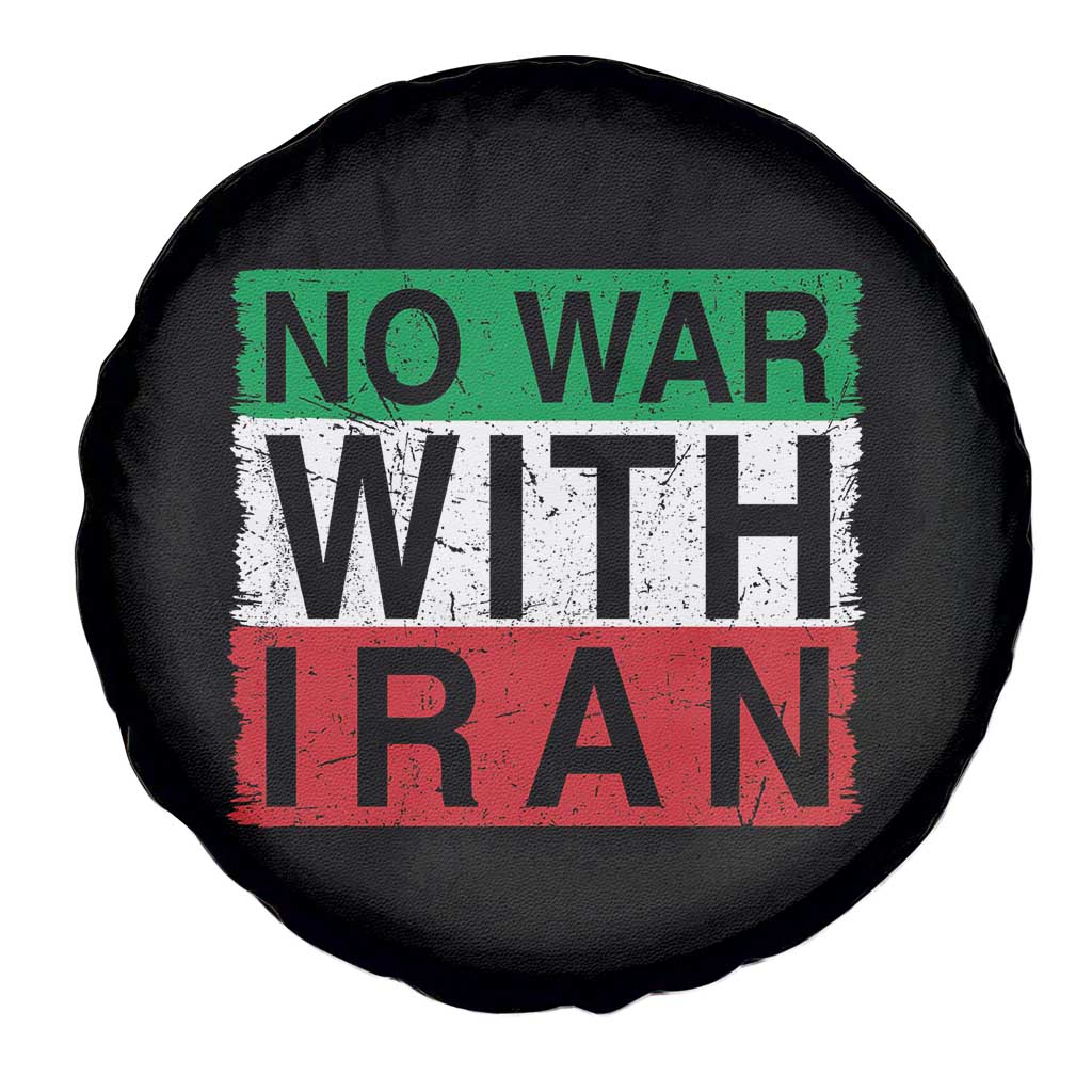 No War With Iran Spare Tire Cover Solidarity With Iranian People Peace TS12 Print Your Wear
