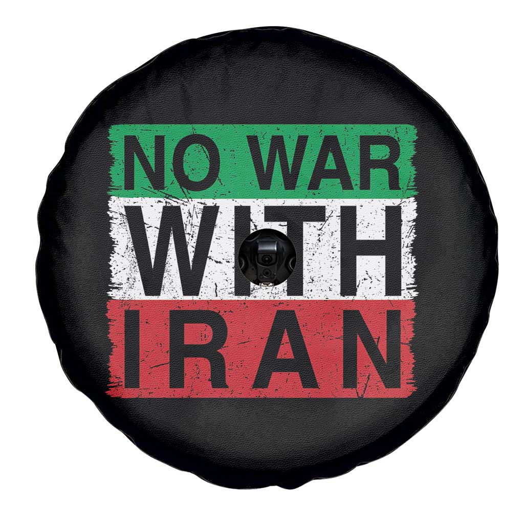No War With Iran Spare Tire Cover Solidarity With Iranian People Peace TS12 Print Your Wear