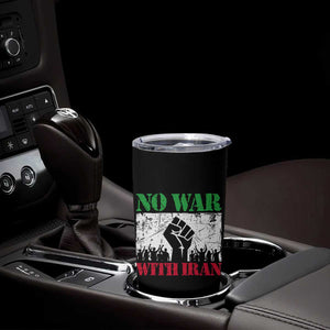 No War With Iran Tumbler Cup Free Iran Peace Seeker Gift TS12 Print Your Wear