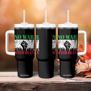 No War With Iran Tumbler With Handle Free Iran Peace Seeker Gift TS12 Print Your Wear