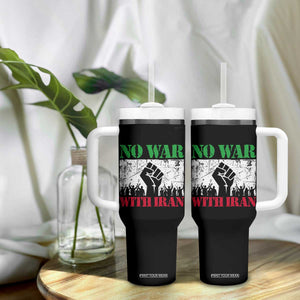 No War With Iran Tumbler With Handle Free Iran Peace Seeker Gift TS12 Print Your Wear