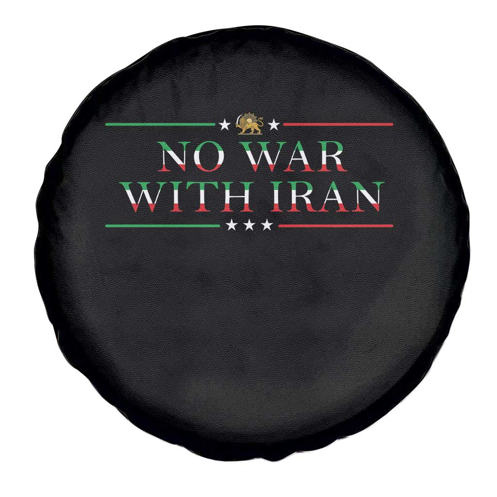 No War With Iran Peace Statement Gift Spare Tire Cover TS12 Print Your Wear