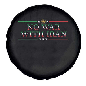 No War With Iran Peace Statement Gift Spare Tire Cover TS12 Print Your Wear