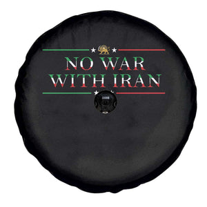 No War With Iran Peace Statement Gift Spare Tire Cover TS12 Print Your Wear