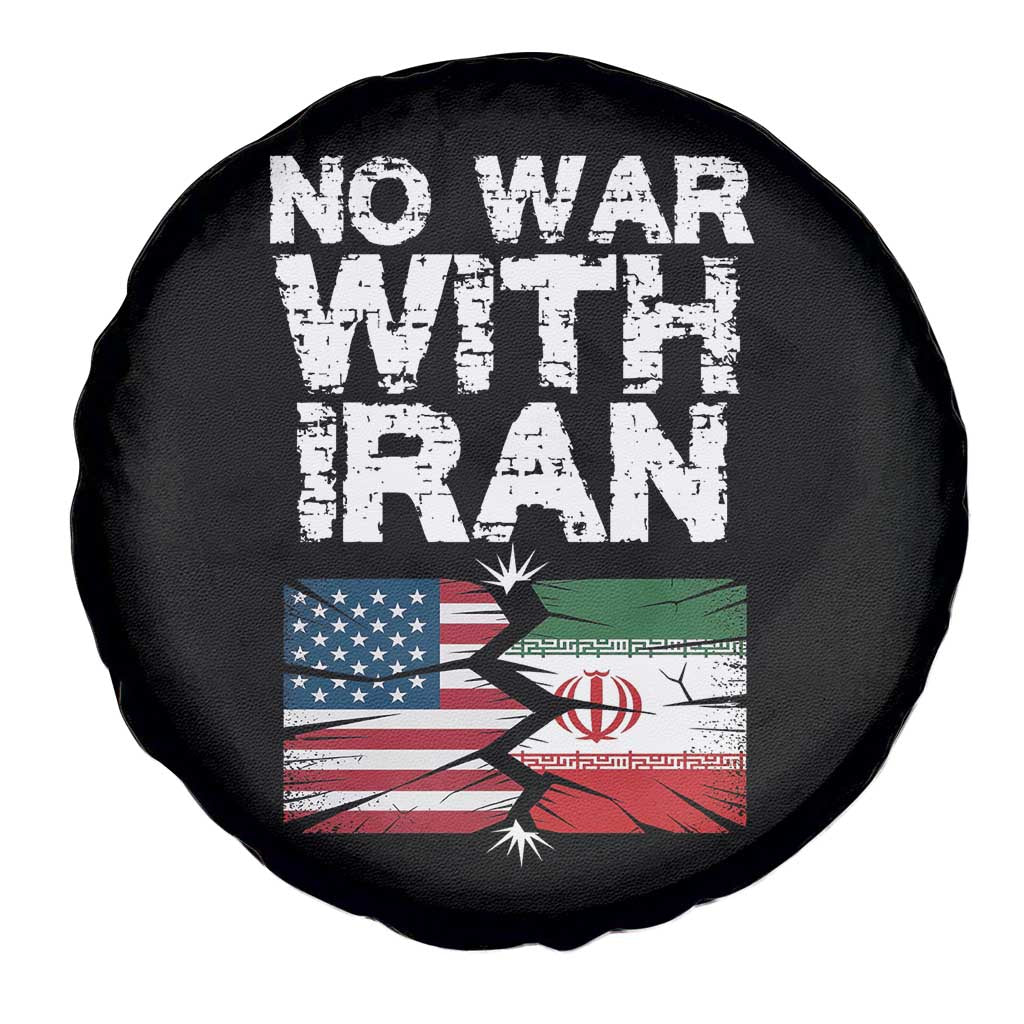 No War With Iran Spare Tire Cover Support Iranian People Peace TS12 Print Your Wear