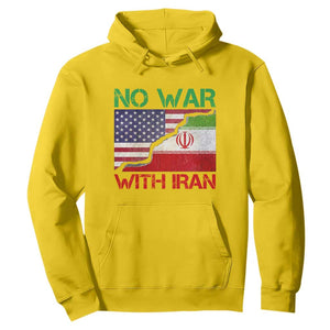 No War With Iran Hoodie Middle East Freedom TS12 Daisy Print Your Wear