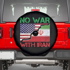 No War With Iran Spare Tire Cover Middle East Freedom TS12 White Print Your Wear