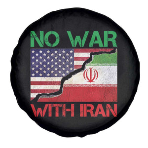 No War With Iran Spare Tire Cover Middle East Freedom TS12 Print Your Wear