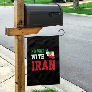 No War With Iran Garden Flag Iran Freedom Protest TS12 Print Your Wear