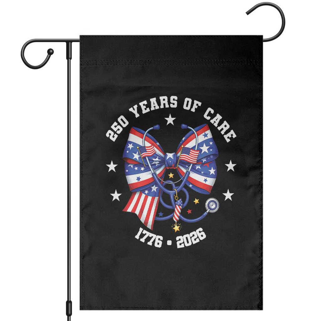 Nurse 250 Years Of Care Garden Flag Patriotic American Nurse Gift TS12 Black Print Your Wear