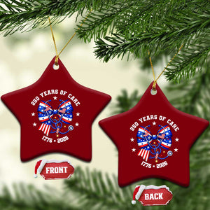 Nurse 250 Years Of Care Ceramic Ornament Patriotic American Nurse Gift TS12 Print Your Wear