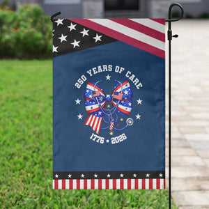 Nurse 250 Years Of Care Garden Flag Patriotic American Nurse Gift TS12 Classic Blue Black Print Your Wear
