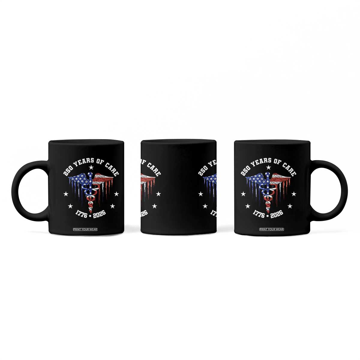 Patriotic Nurse 250 Years Of Care Coffee Mug Healthcare Worker Gift TS12 Print Your Wear